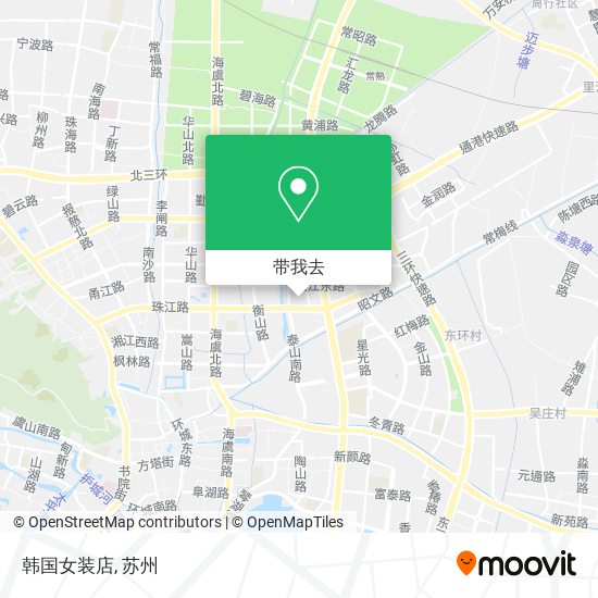 韩国女装店地图