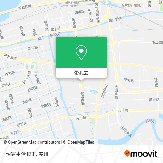 怡家生活超市地图