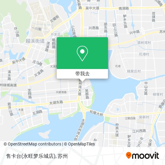 售卡台(永旺梦乐城店)地图