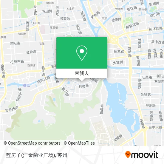 蓝房子(汇金商业广场)地图