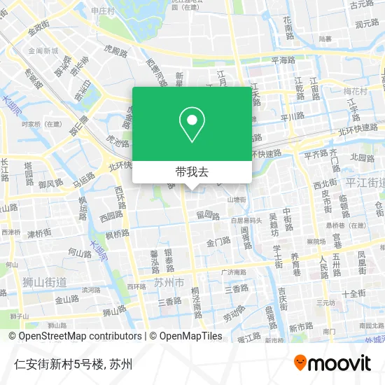仁安街新村5号楼地图