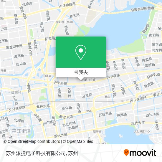 苏州派捷电子科技有限公司地图