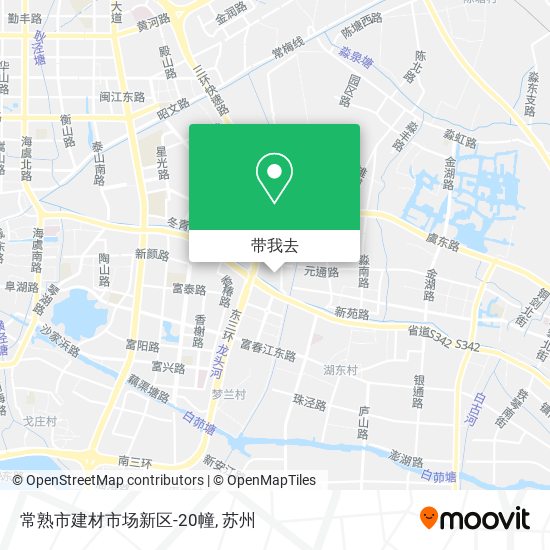 常熟市建材市场新区-20幢地图