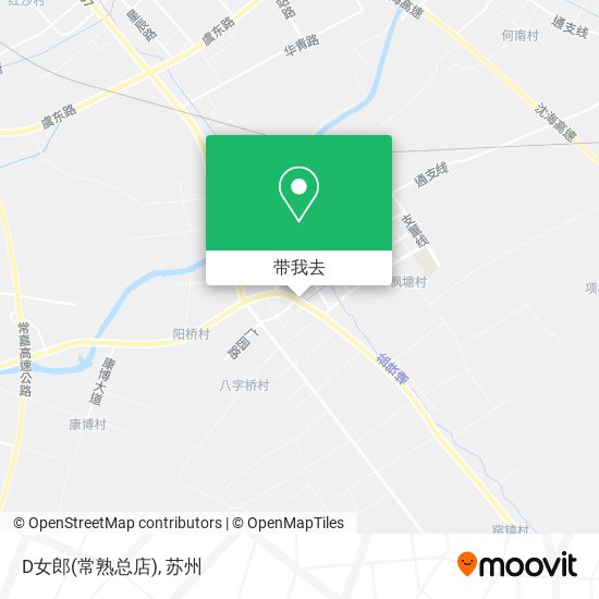 D女郎(常熟总店)地图