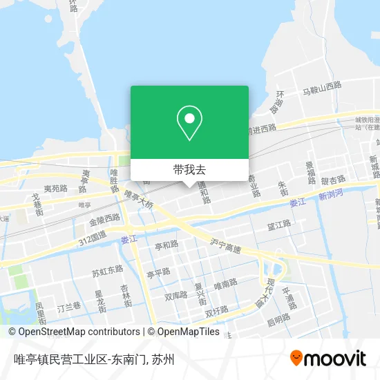 唯亭镇民营工业区-东南门地图