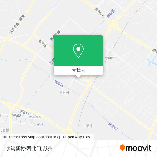 永钢新村-西北门地图