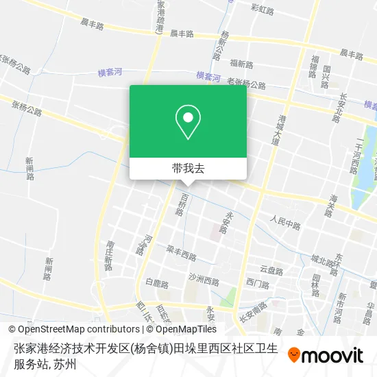 张家港经济技术开发区(杨舍镇)田垛里西区社区卫生服务站地图