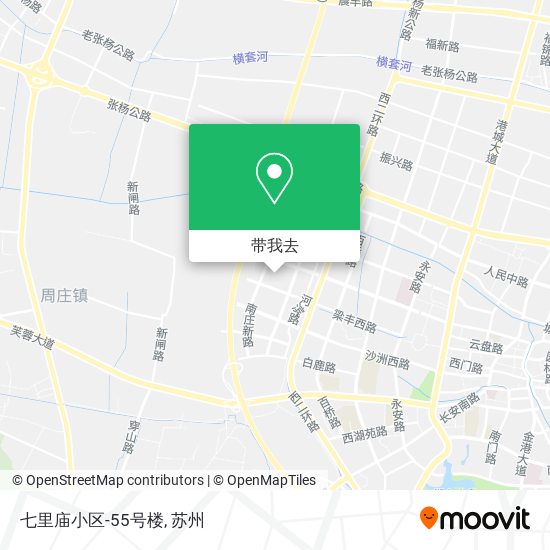 七里庙小区-55号楼地图