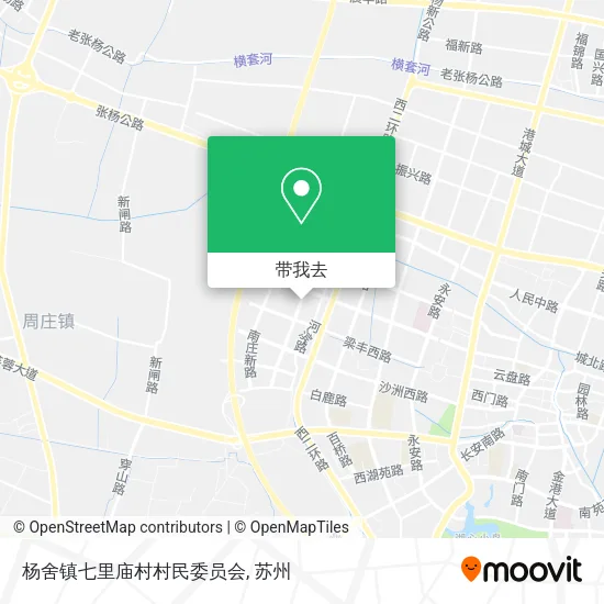杨舍镇七里庙村村民委员会地图