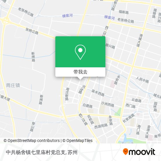 中共杨舍镇七里庙村党总支地图