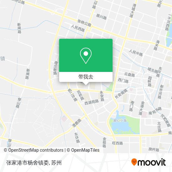 张家港市杨舍镇委地图