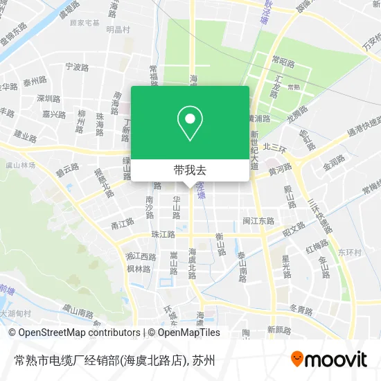 常熟市电缆厂经销部(海虞北路店)地图