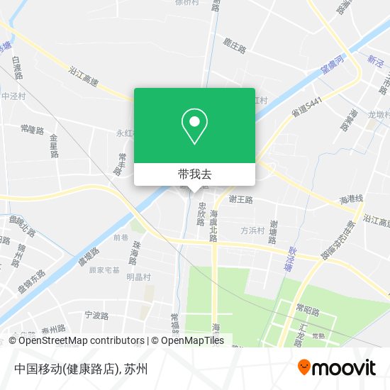 中国移动(健康路店)地图