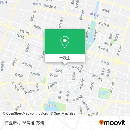 商业新村-26号楼地图