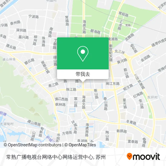 常熟广播电视台网络中心网络运营中心地图