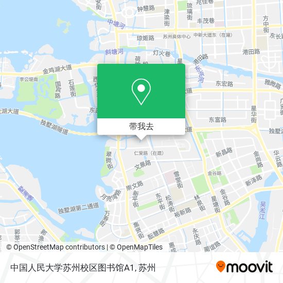 中国人民大学苏州校区图书馆A1地图