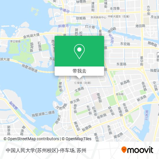 中国人民大学(苏州校区)-停车场地图