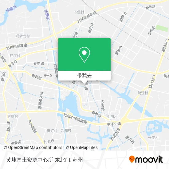 黄埭国土资源中心所-东北门地图