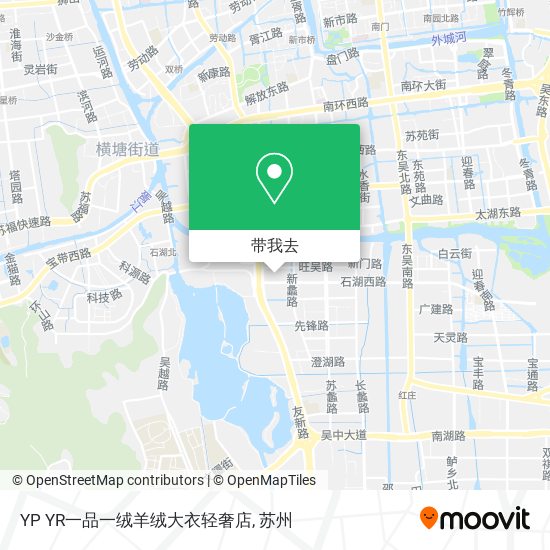 YP YR一品一绒羊绒大衣轻奢店地图