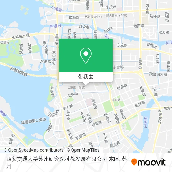 西安交通大学苏州研究院科教发展有限公司-东区地图