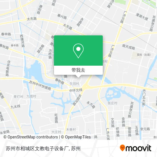 苏州市相城区文教电子设备厂地图