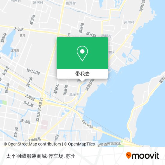 太平羽绒服装商城-停车场地图