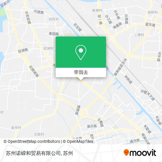 苏州诺嵘和贸易有限公司地图