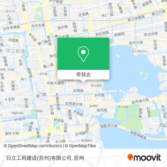 日立工程建设(苏州)有限公司地图