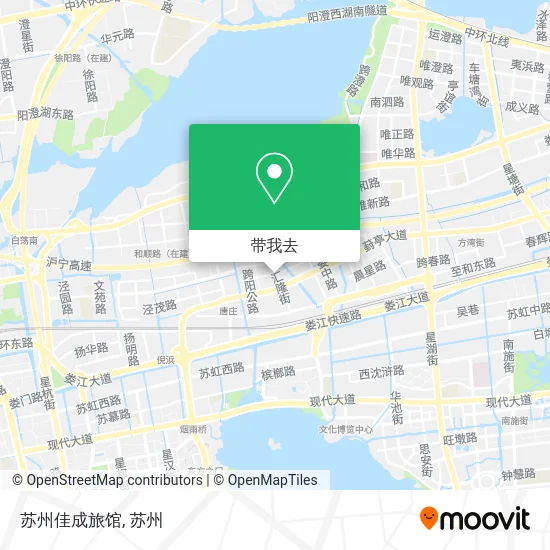 苏州佳成旅馆地图