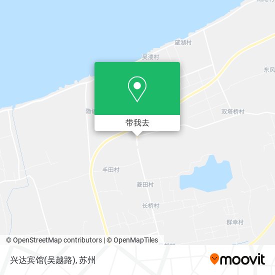 兴达宾馆(吴越路)地图