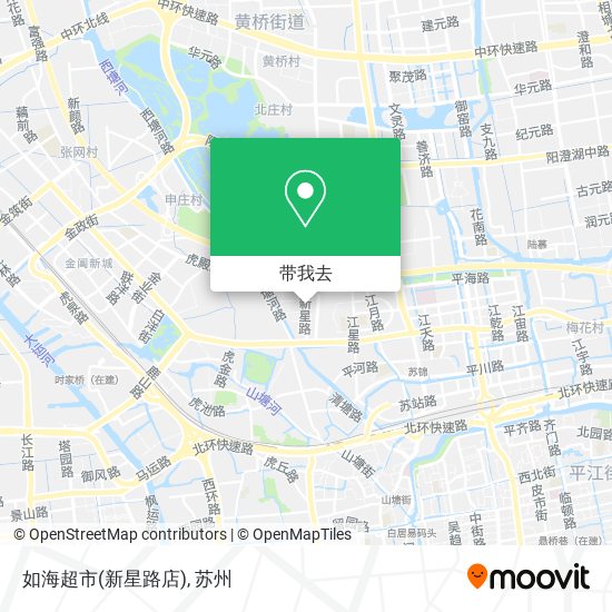 如海超市(新星路店)地图