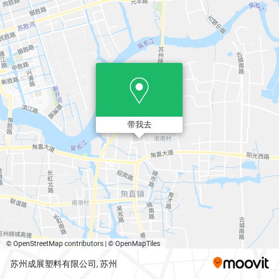 苏州成展塑料有限公司地图