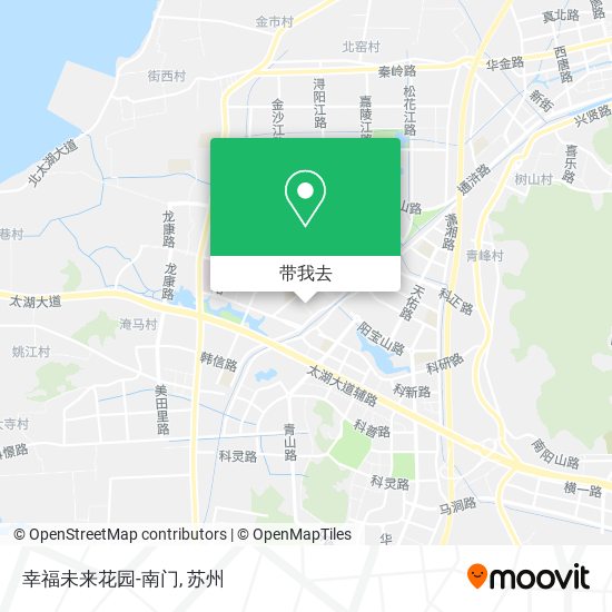 幸福未来花园-南门地图