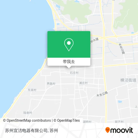 苏州宜洁电器有限公司地图