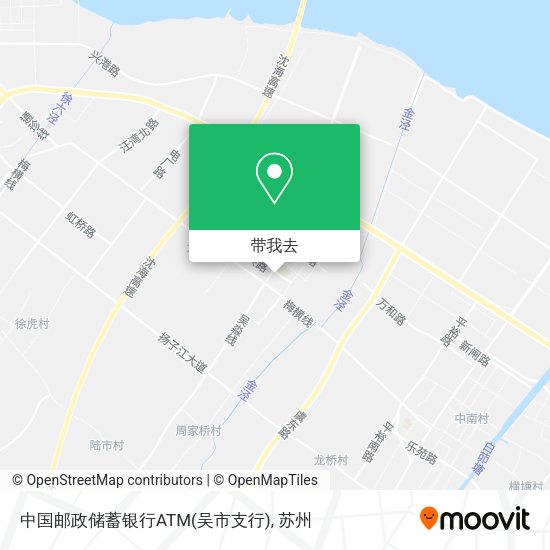 中国邮政储蓄银行ATM(吴市支行)地图