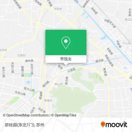 碧桂园(东北1门)地图