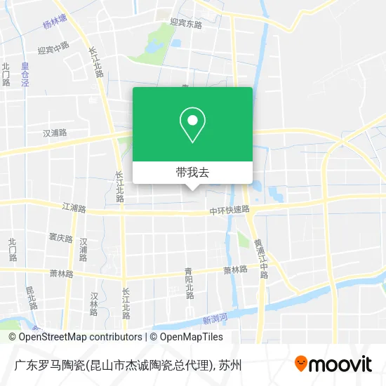 广东罗马陶瓷(昆山市杰诚陶瓷总代理)地图
