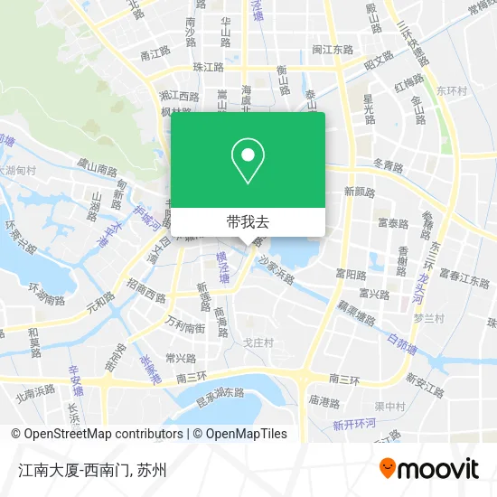 江南大厦-西南门地图