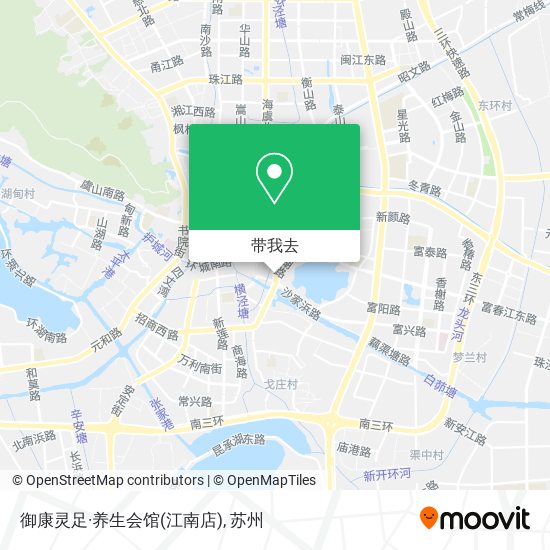 御康灵足·养生会馆(江南店)地图