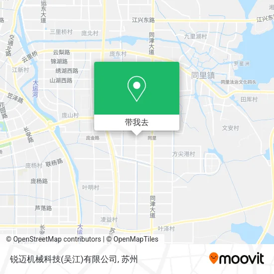 锐迈机械科技(吴江)有限公司地图