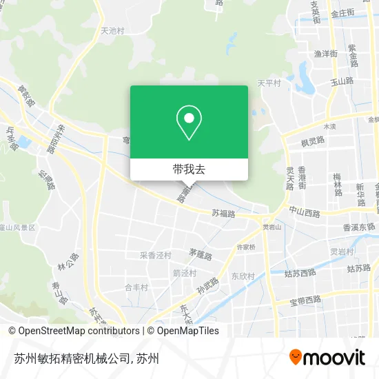 苏州敏拓精密机械公司地图