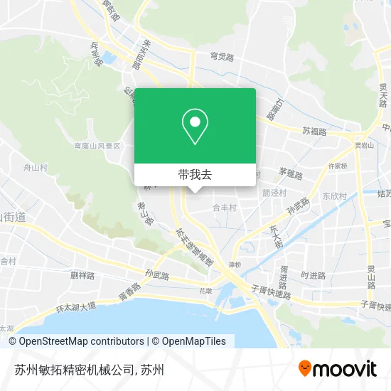 苏州敏拓精密机械公司地图