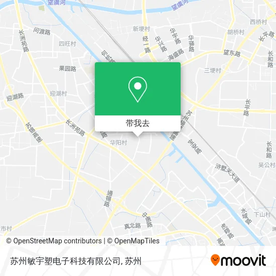 苏州敏宇塑电子科技有限公司地图