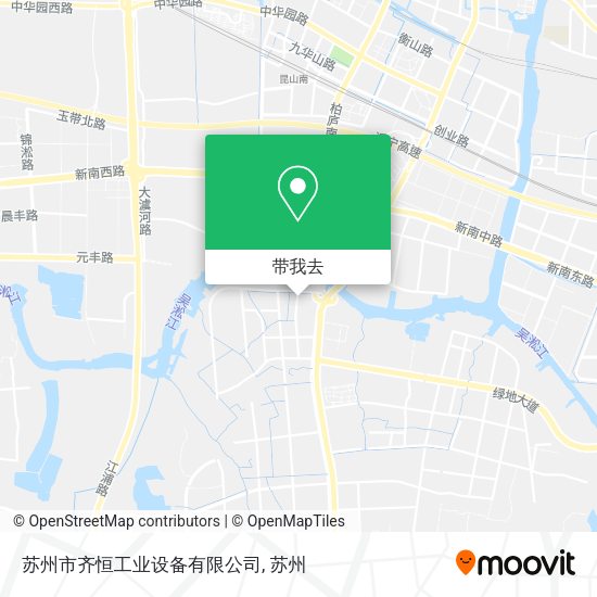 苏州市齐恒工业设备有限公司地图