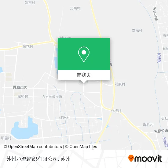 苏州承鼎纺织有限公司地图