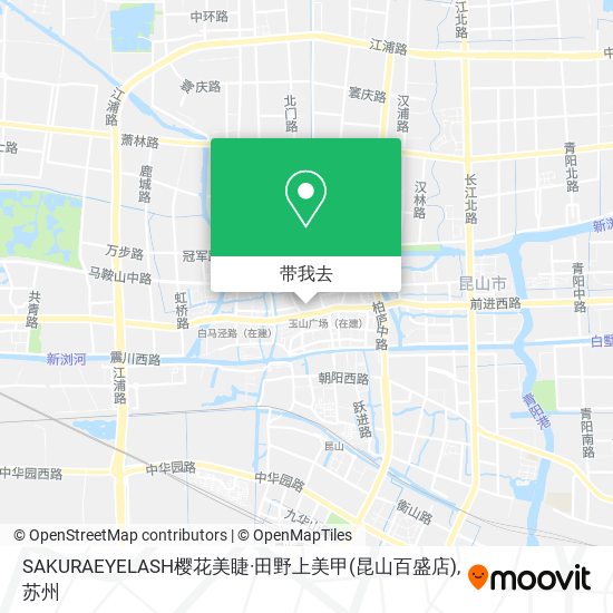 SAKURAEYELASH樱花美睫·田野上美甲(昆山百盛店)地图