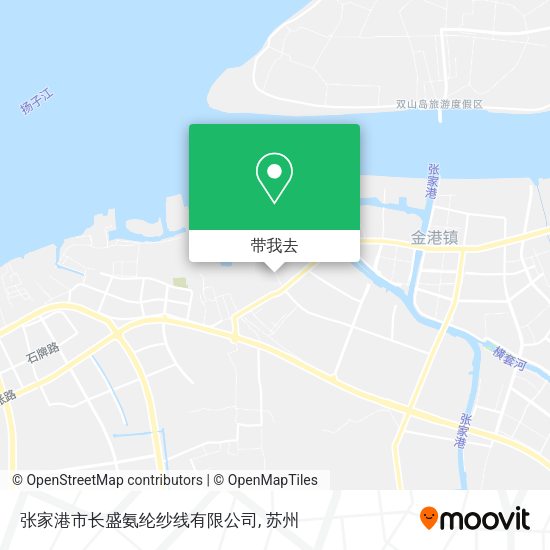 张家港市长盛氨纶纱线有限公司地图