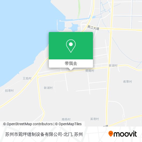 苏州市菀坪缝制设备有限公司-北门地图