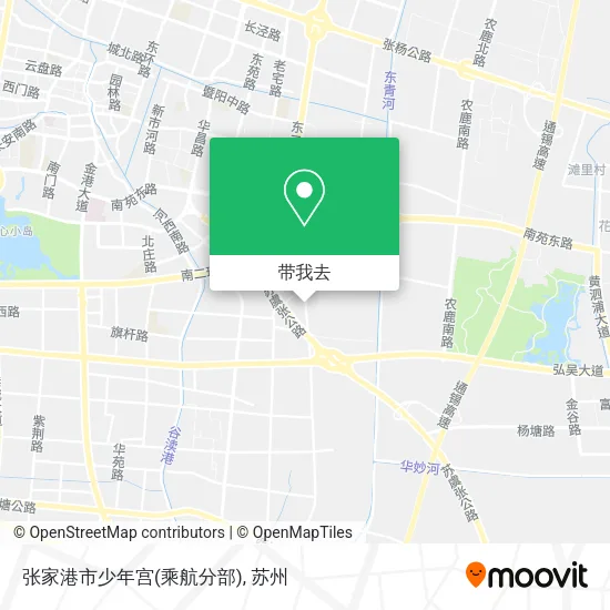 张家港市少年宫(乘航分部)地图