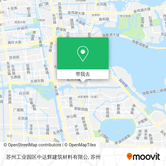 苏州工业园区中达辉建筑材料有限公地图
